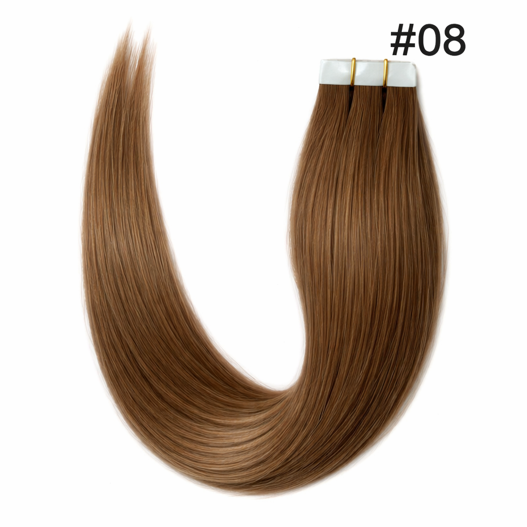 16" PU Nano Hair Extensions – Human Hair (20 Pieces)