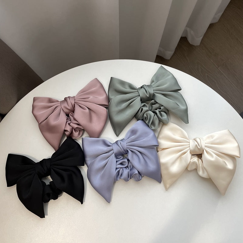 Satin Bow Hair Clip – French Style
