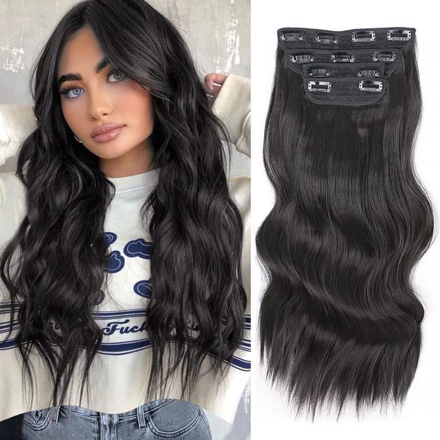 Long Water Ripple Wig – 4-Piece Extension Set