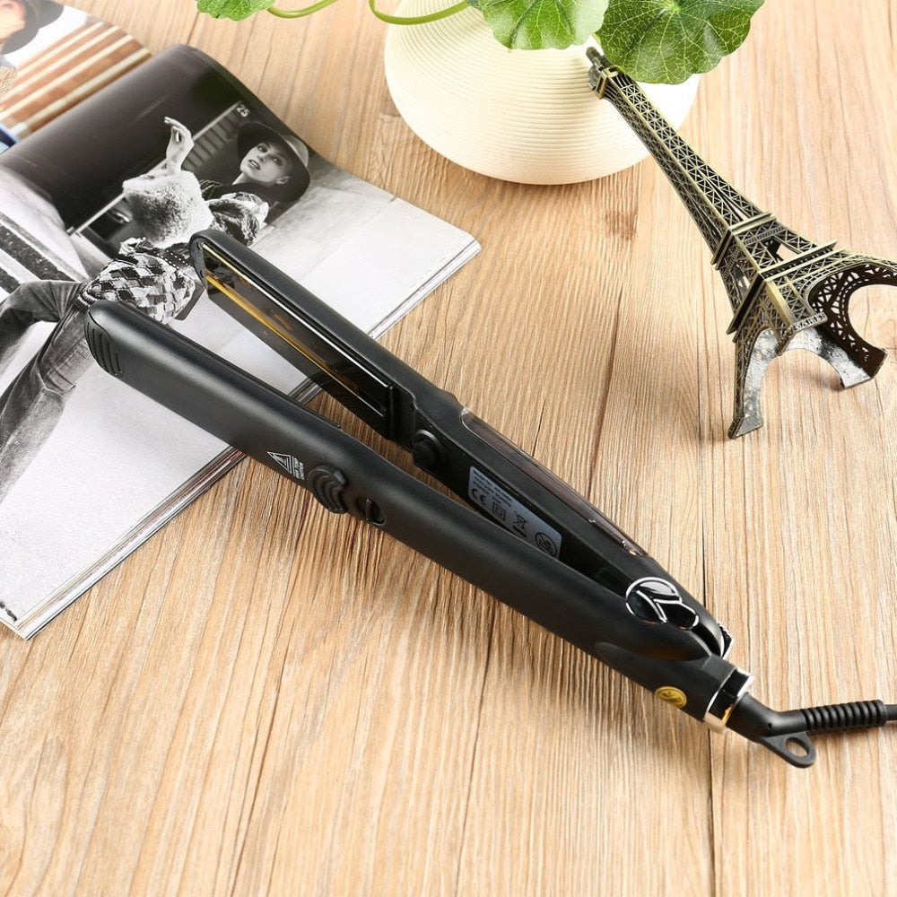 Professional Steam Flat Iron with Tourmaline Ceramic Plates
