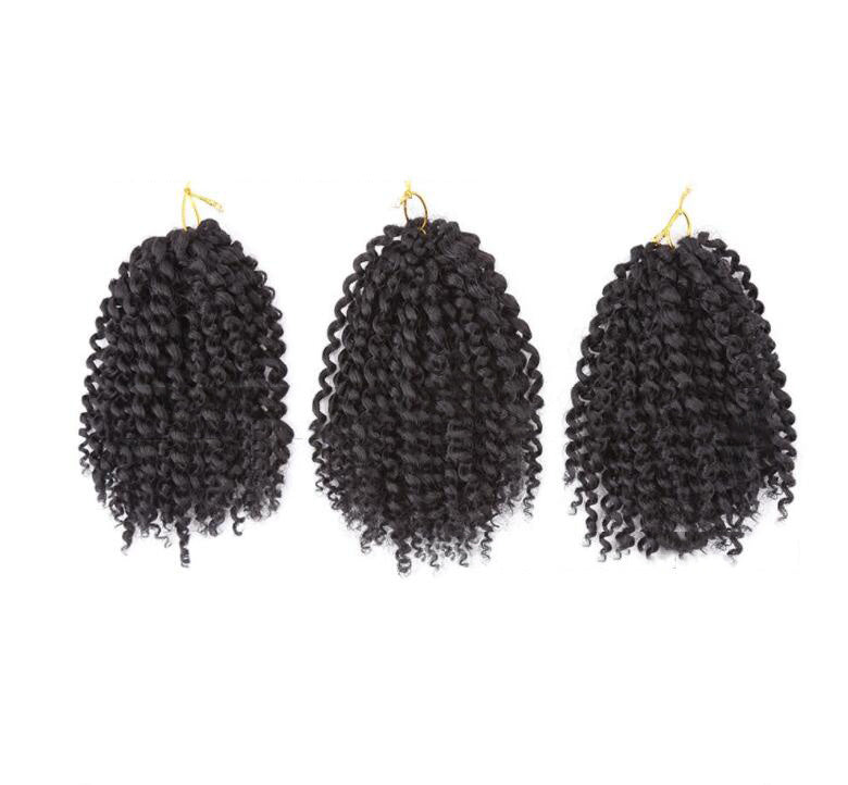 Crochet-Style Wig with Hair Extensions