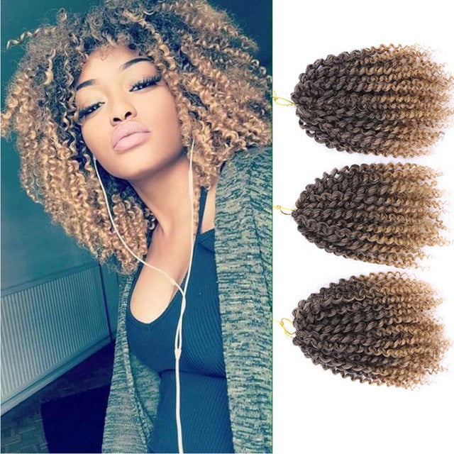 Crochet-Style Wig with Hair Extensions