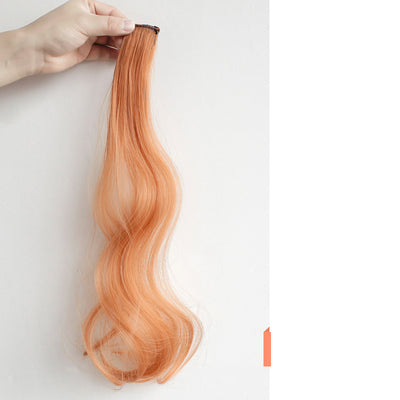 Curly Highlight Wig with Ear Tuck Design