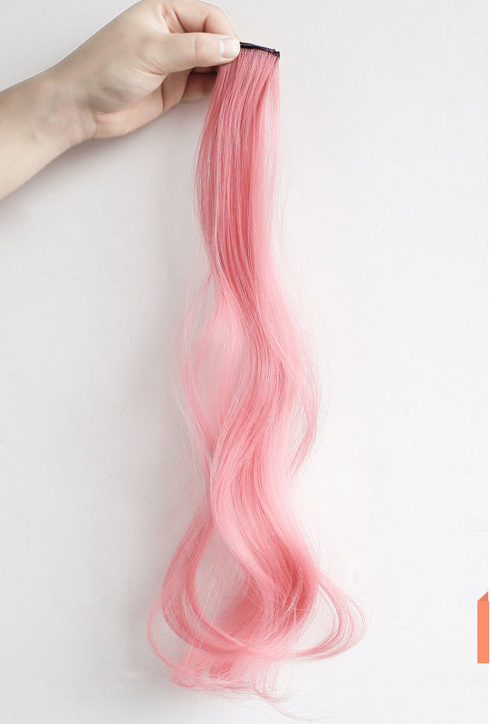 Curly Highlight Wig with Ear Tuck Design
