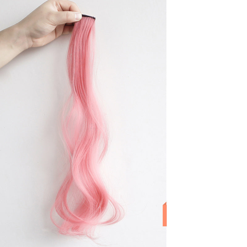 Curly Highlight Wig with Ear Tuck Design