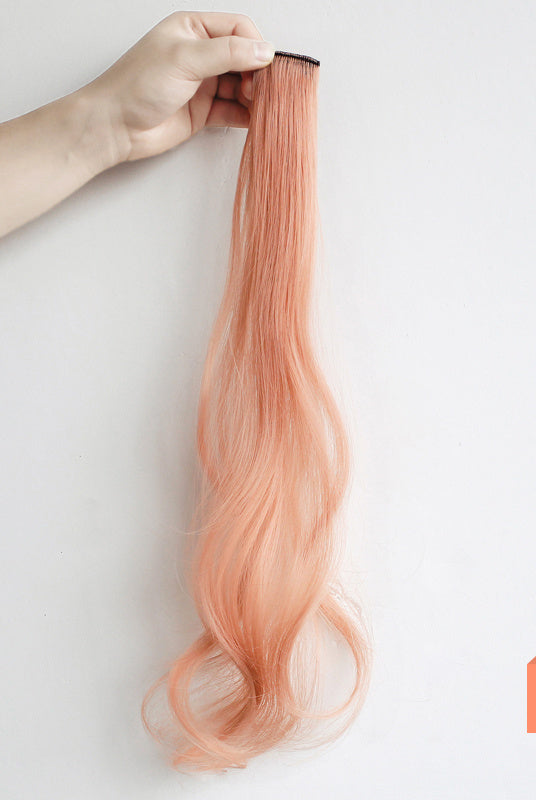 Curly Highlight Wig with Ear Tuck Design