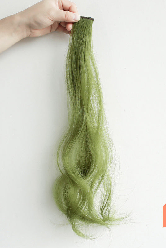 Curly Highlight Wig with Ear Tuck Design