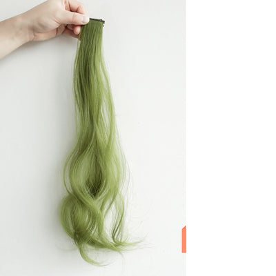 Curly Highlight Wig with Ear Tuck Design