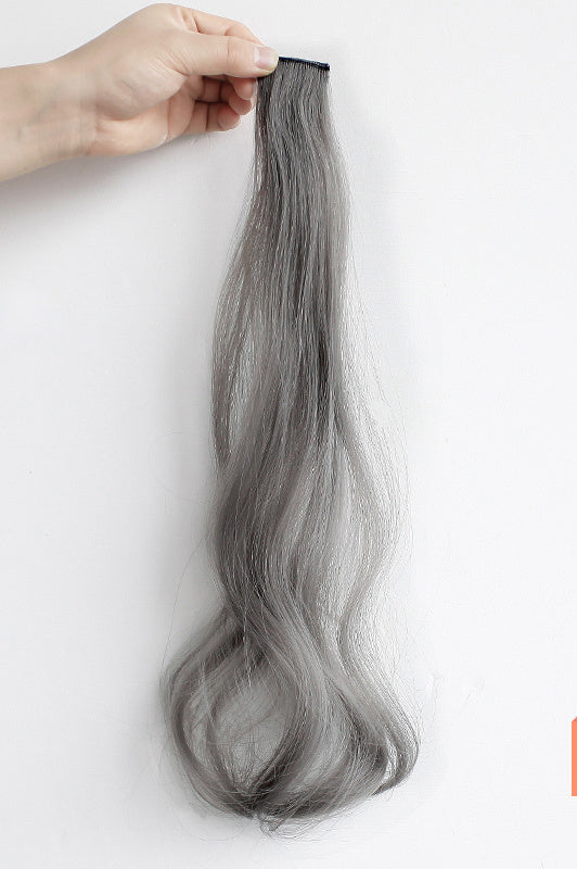 Curly Highlight Wig with Ear Tuck Design