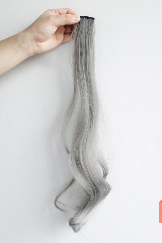 Curly Highlight Wig with Ear Tuck Design