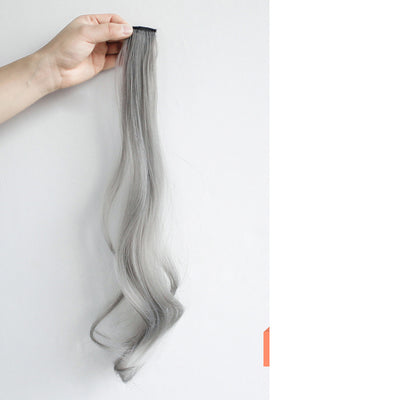 Curly Highlight Wig with Ear Tuck Design