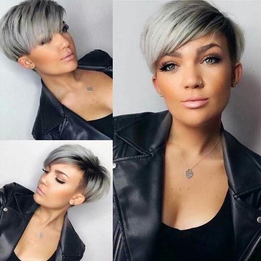 Pixie Cut Short Wig – Synthetic Hair
