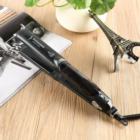 Professional Steam Flat Iron with Tourmaline Ceramic Plates