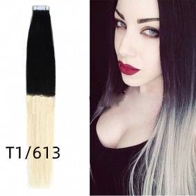 16" PU Nano Hair Extensions – Human Hair (20 Pieces)