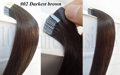 16" PU Nano Hair Extensions – Human Hair (20 Pieces)