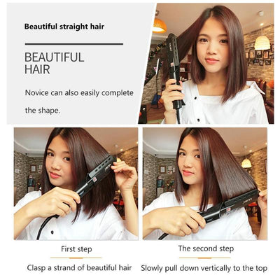 Professional Hair Straightener – Anti-Frizz Ceramic Plates