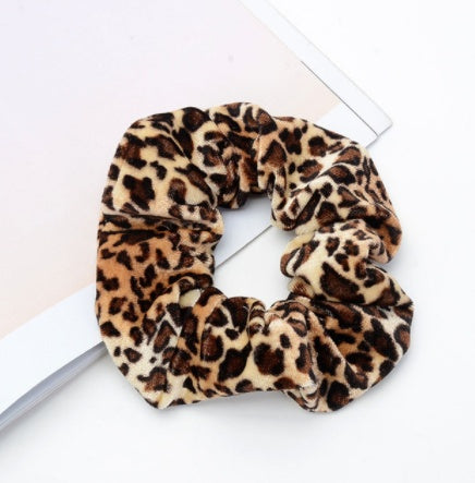 Vintage Leopard Hair Scrunchie
