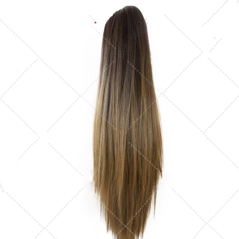 T-Color Straight Ponytail Extension – Clip-In