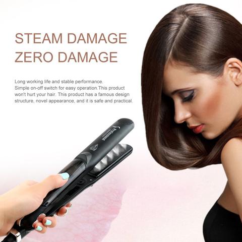 Professional Steam Flat Iron with Tourmaline Ceramic Plates