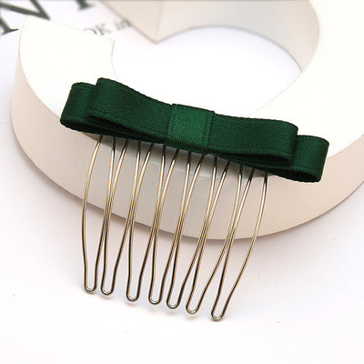 Decorative Bow Hair Clip Comb