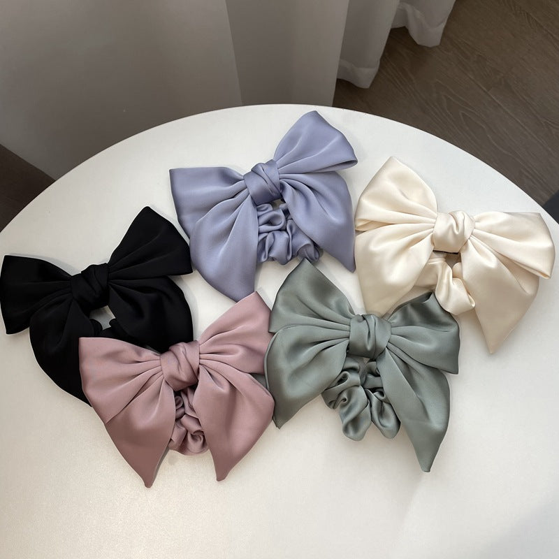 Satin Bow Hair Clip – French Style