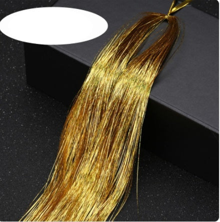 Sparkly Hair Tinsel Extensions – 100 Strands