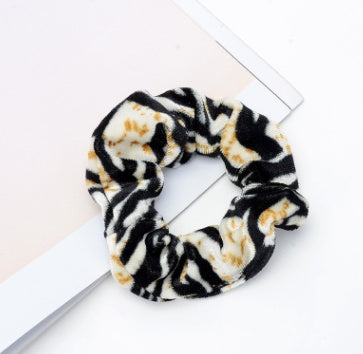 Vintage Leopard Hair Scrunchie