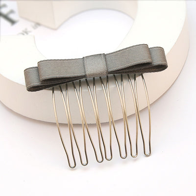 Decorative Bow Hair Clip Comb