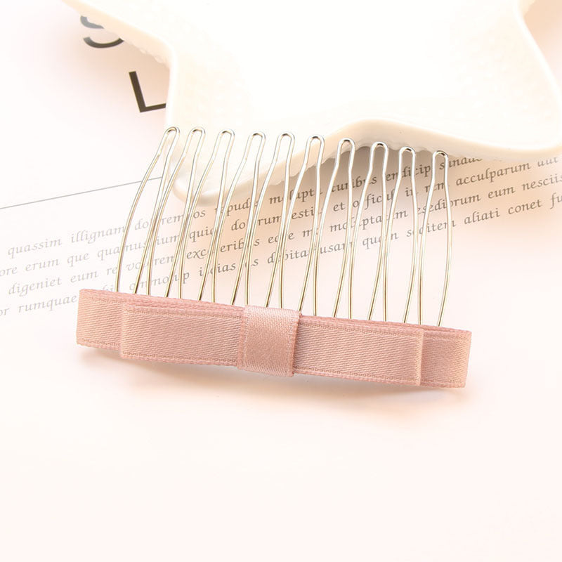 Decorative Bow Hair Clip Comb