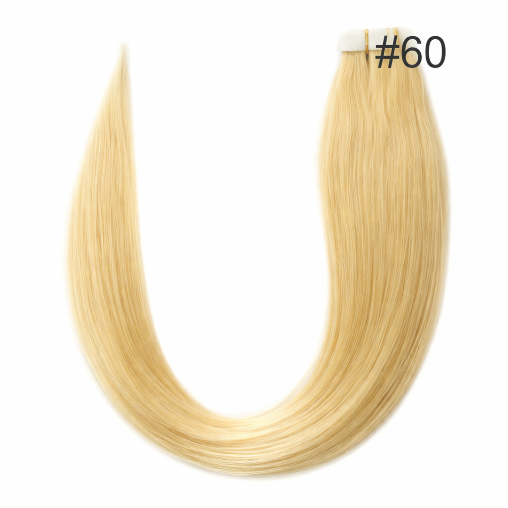 16" PU Nano Hair Extensions – Human Hair (20 Pieces)