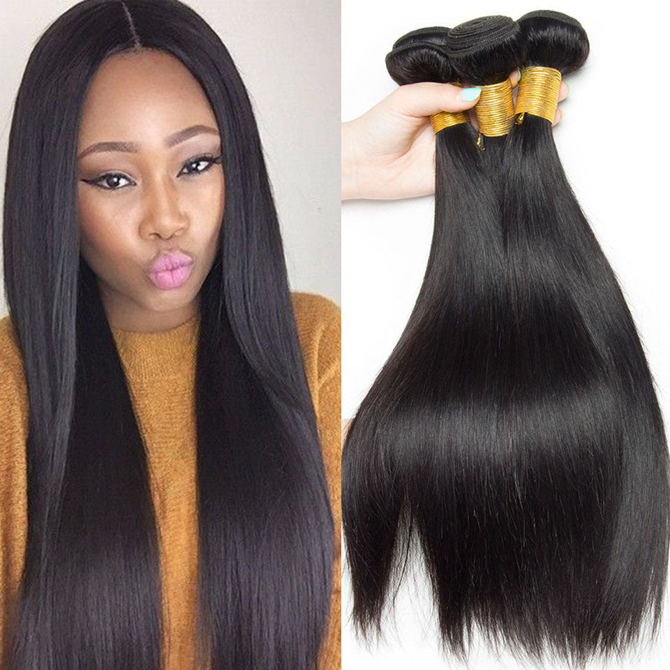 Straight Human Hair Extensions – Natural Look