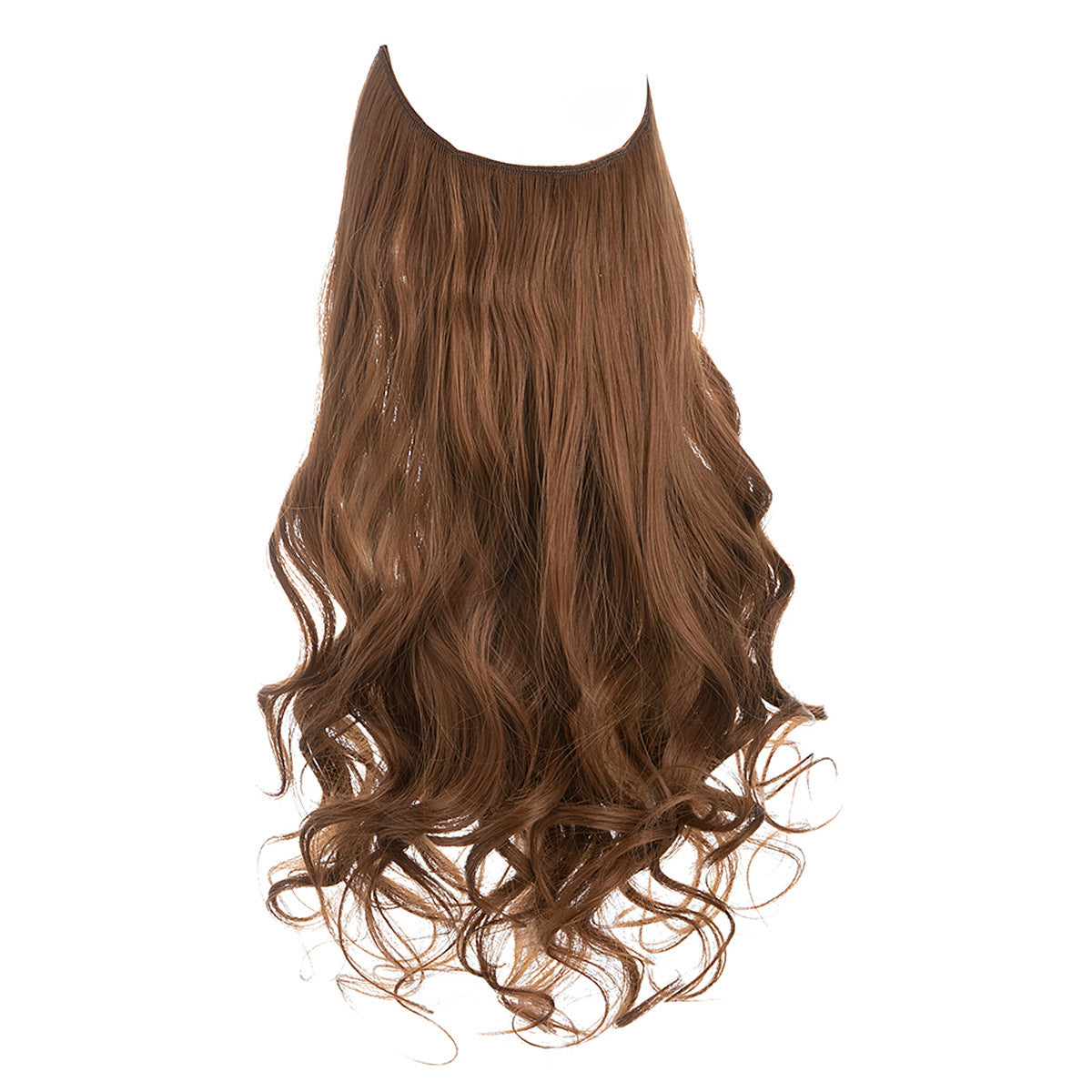 Long Curly Synthetic Wig – Matte Heat-Resistant Fiber