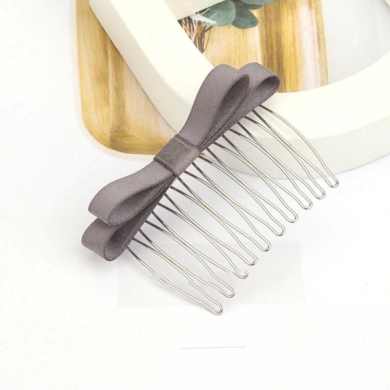 Decorative Bow Hair Clip Comb