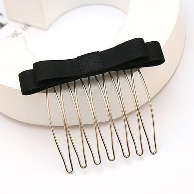 Decorative Bow Hair Clip Comb