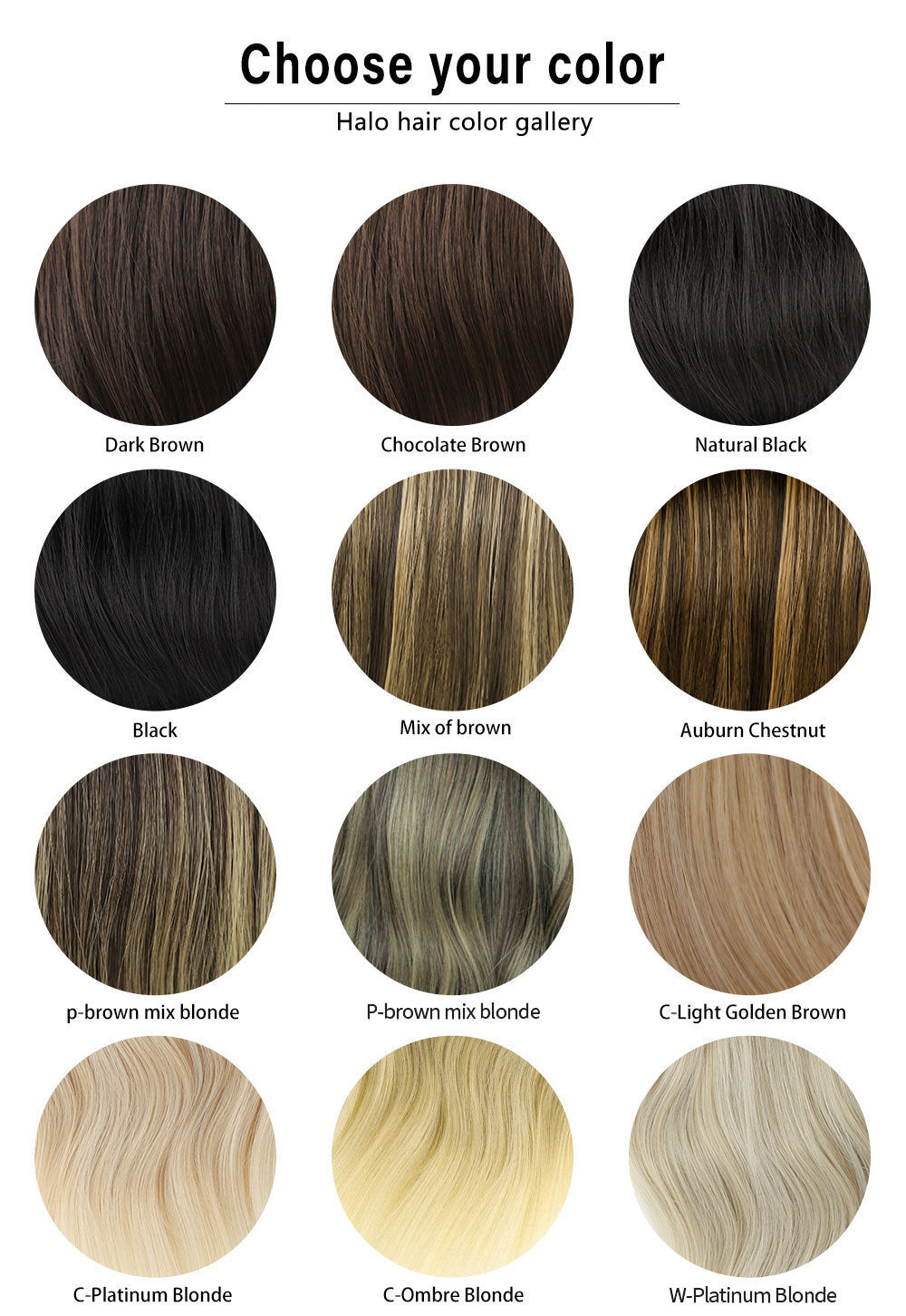 Long Water Ripple Wig – 4-Piece Extension Set