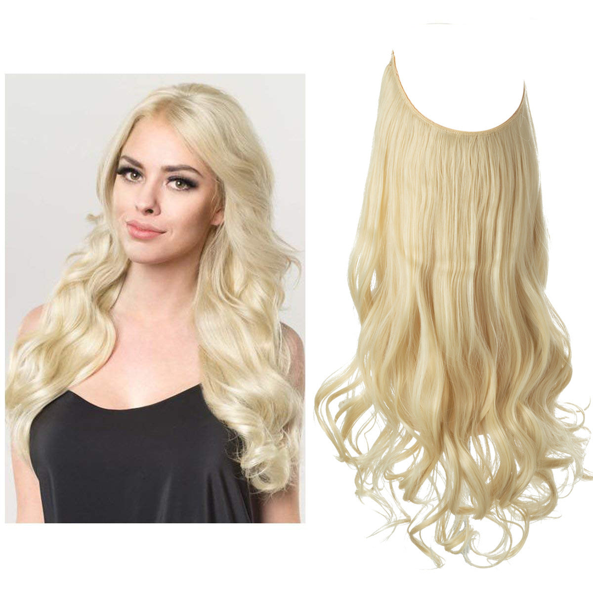 Long Curly Synthetic Wig – Matte Heat-Resistant Fiber