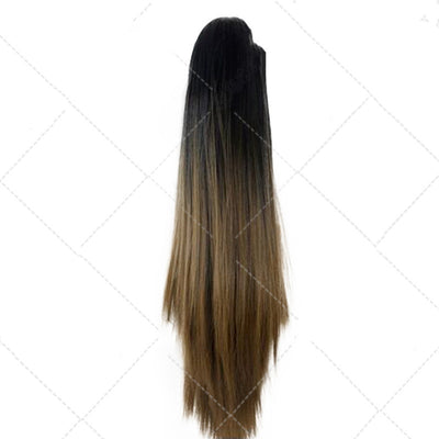 T-Color Straight Ponytail Extension – Clip-In