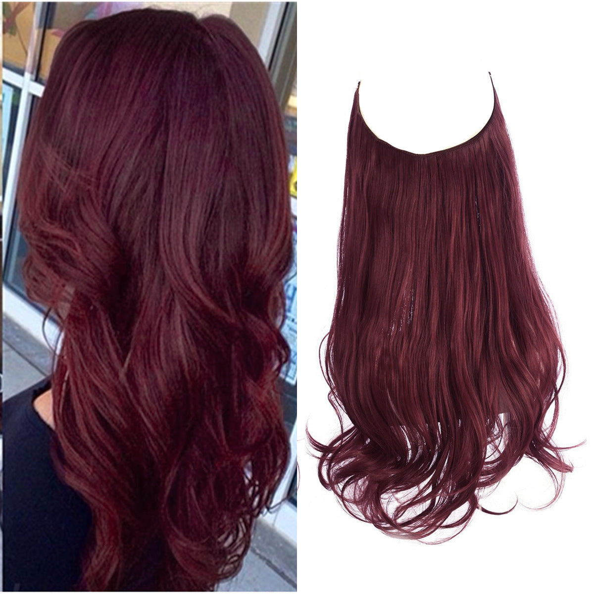 Fiber Long Curly Hair