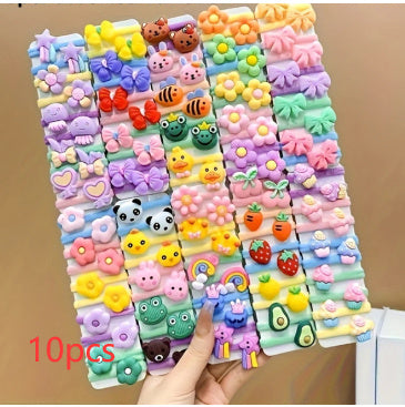 Cute Cartoon Hair Bands – Baby & Toddler Set