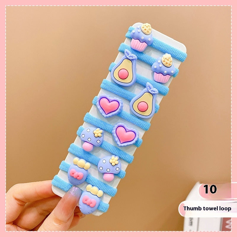 Cute Cartoon Hair Bands – Baby & Toddler Set