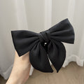 Satin Bow Hair Clip – French Style