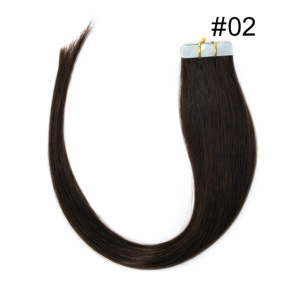 16" PU Nano Hair Extensions – Human Hair (20 Pieces)