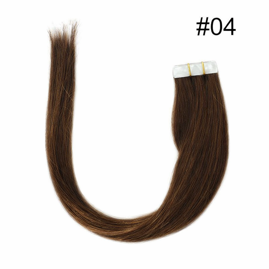 16" PU Nano Hair Extensions – Human Hair (20 Pieces)