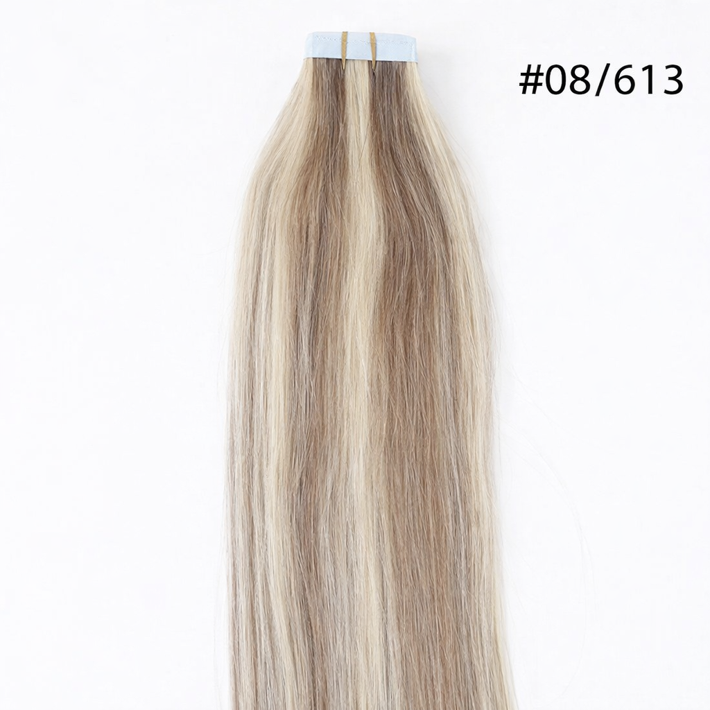 16" PU Nano Hair Extensions – Human Hair (20 Pieces)