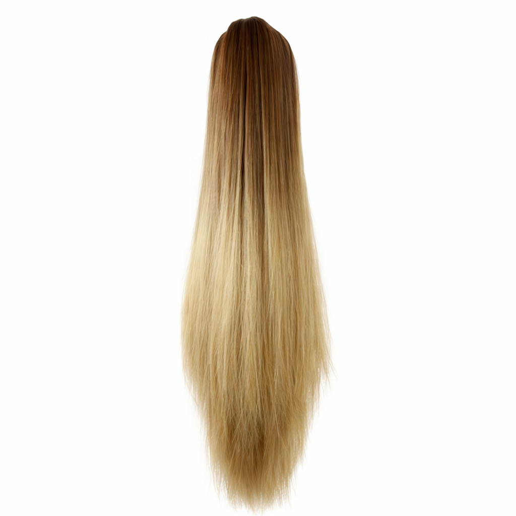 T-Color Straight Ponytail Extension – Clip-In