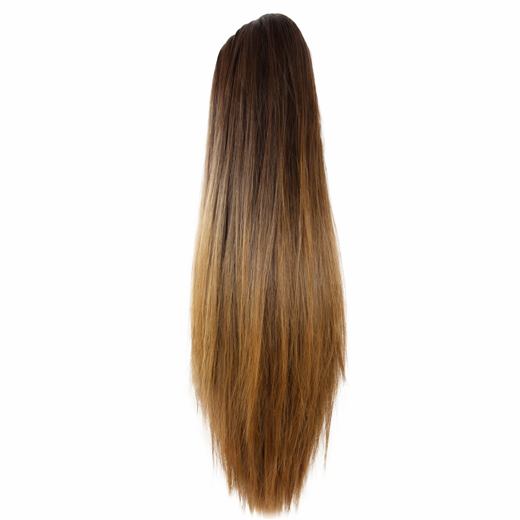 T-Color Straight Ponytail Extension – Clip-In