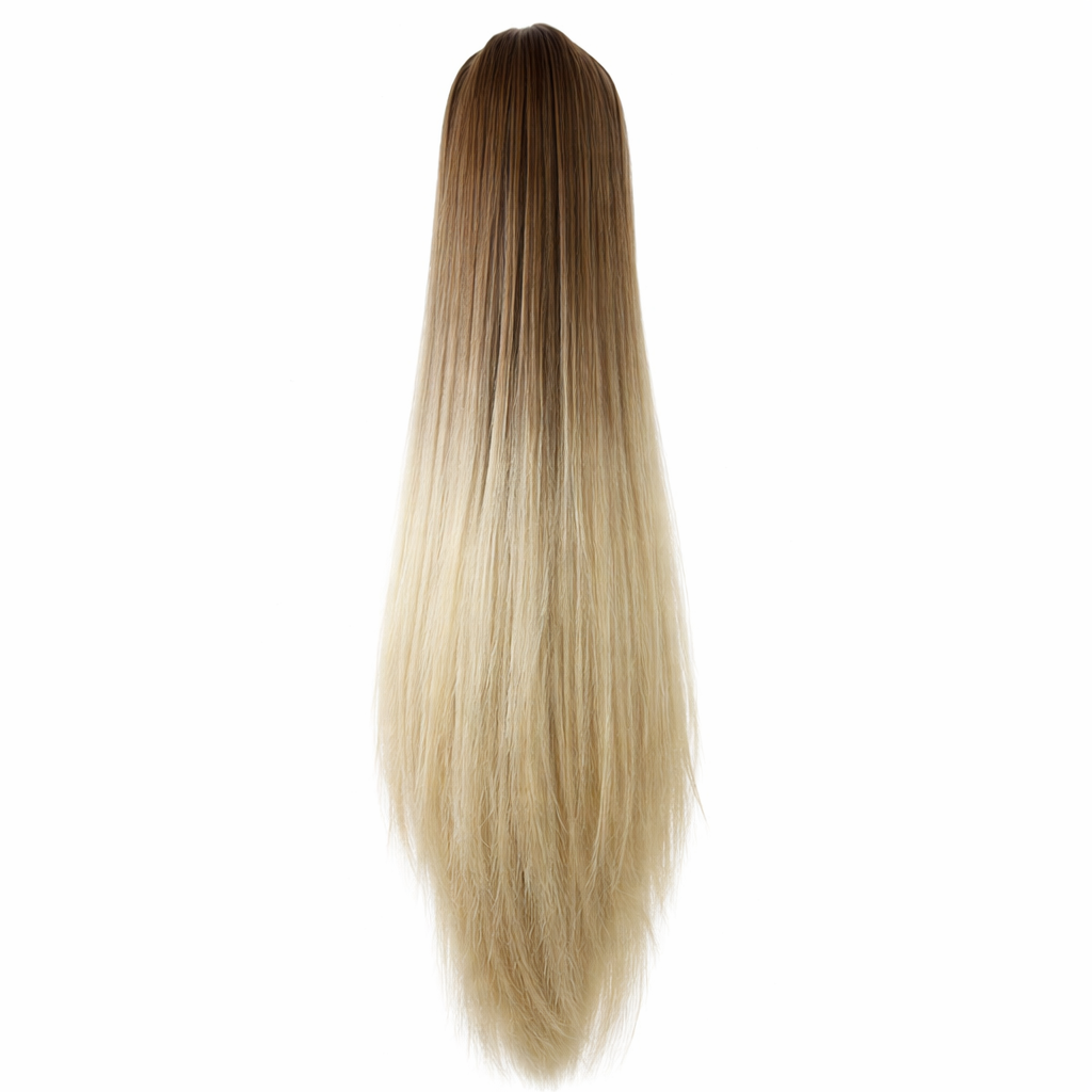 T-Color Straight Ponytail Extension – Clip-In