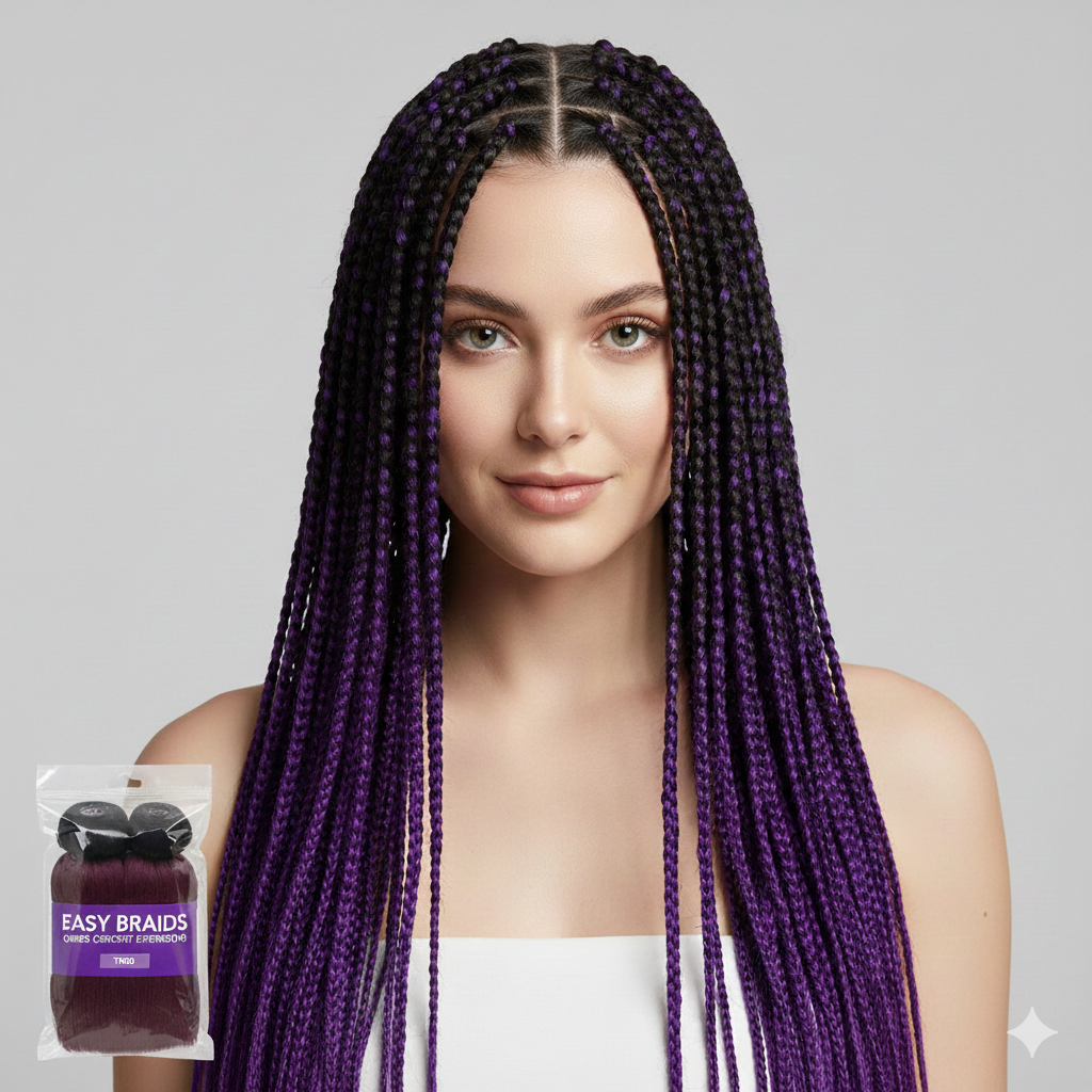 Ombre Braiding Hair – Easy Crochet Extensions