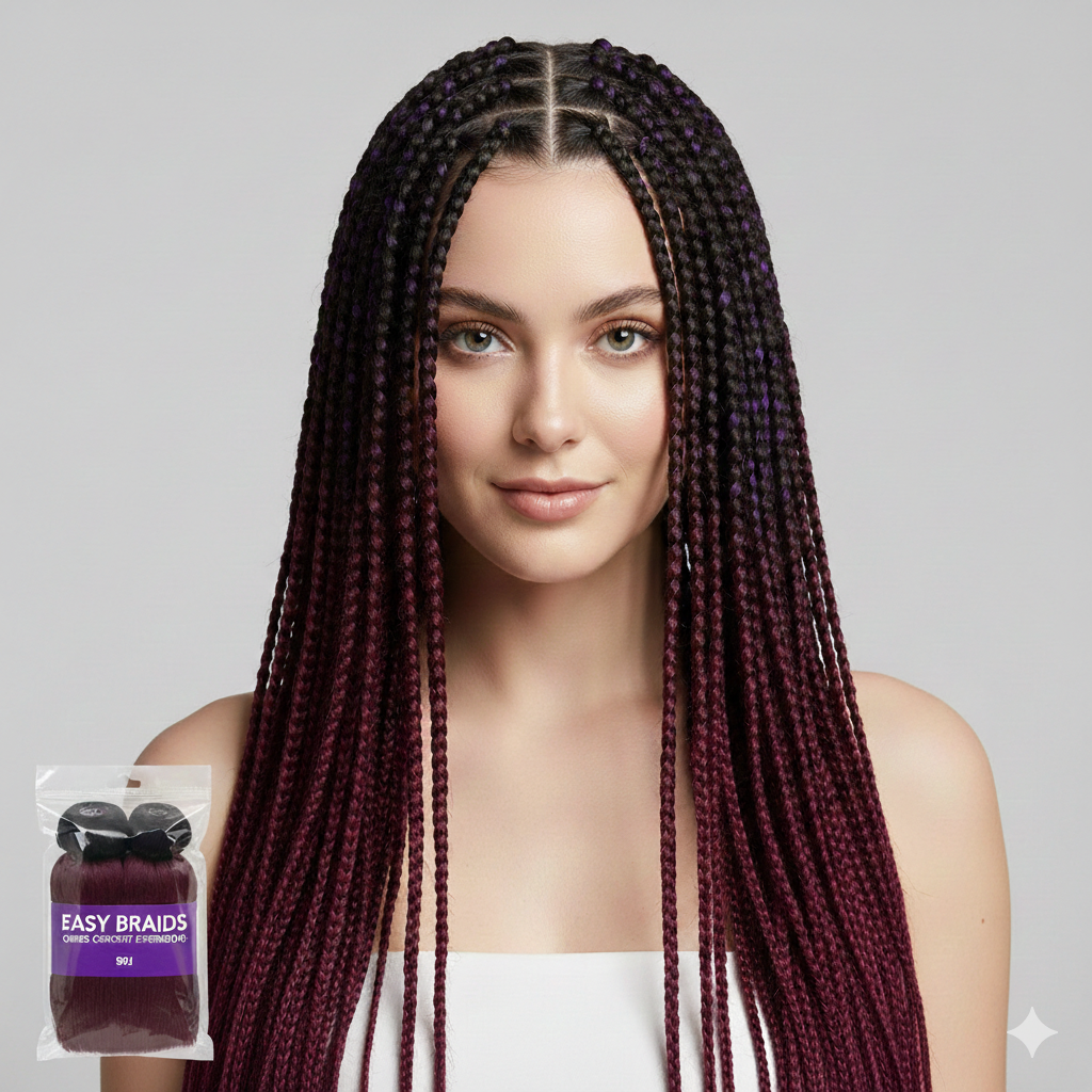 Ombre Braiding Hair – Easy Crochet Extensions
