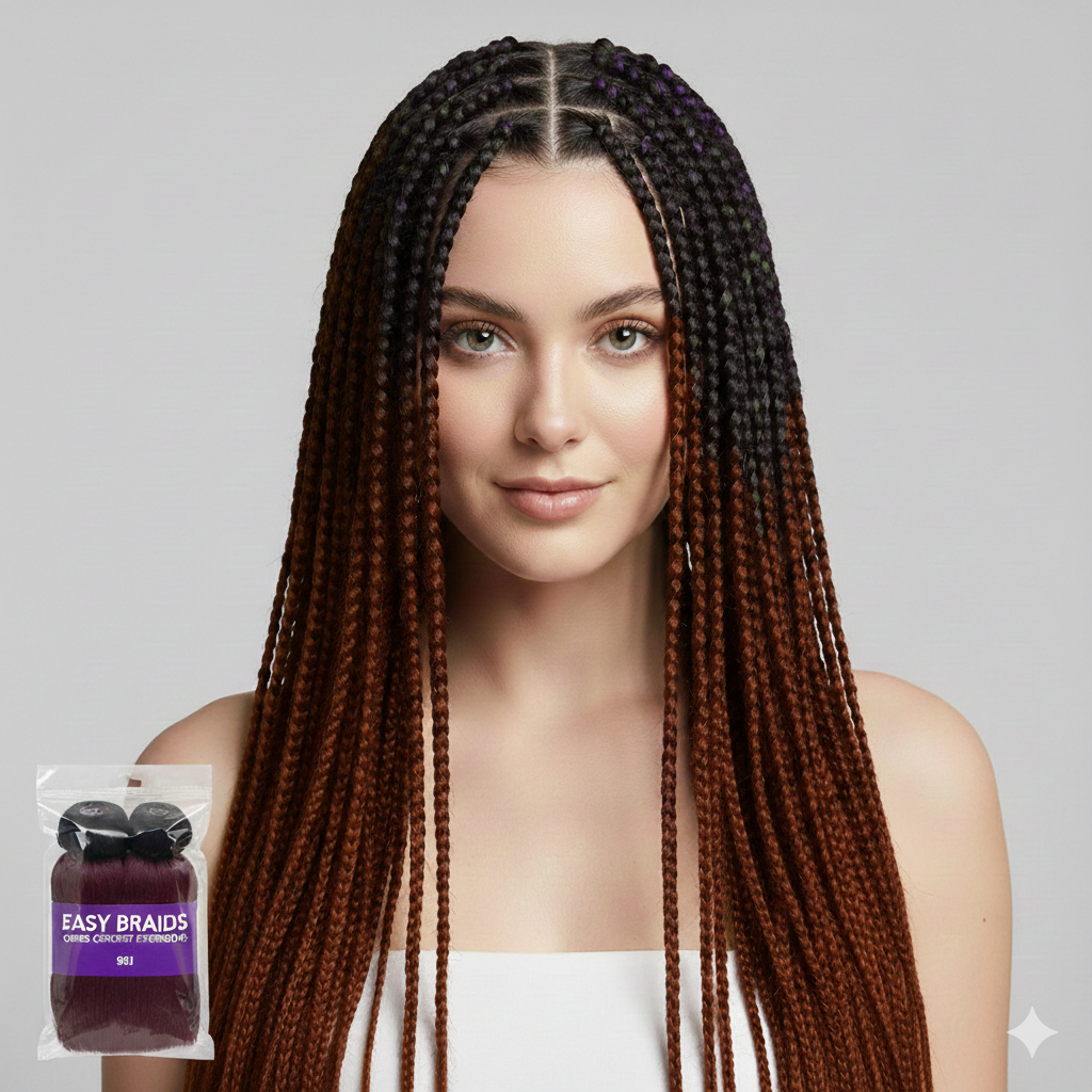 Ombre Braiding Hair – Easy Crochet Extensions